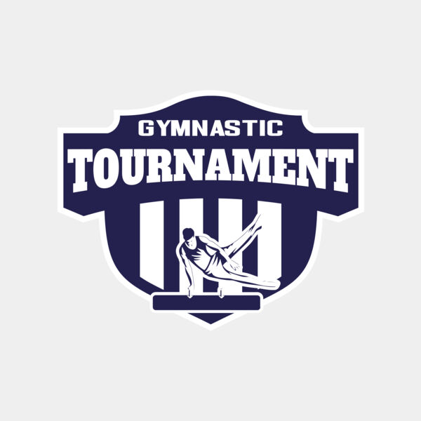 Gymnastic Tournament logo template Thumbnail