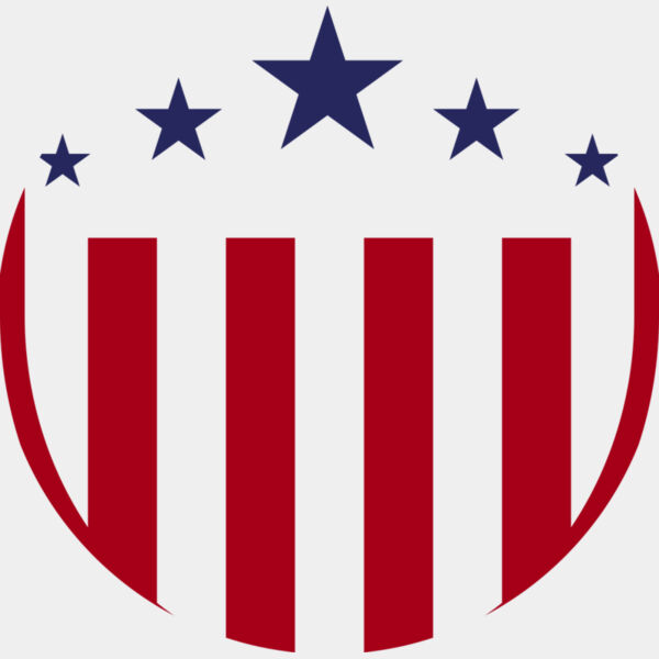 Round Patriotic Shield Thumbnail