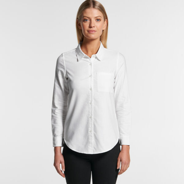 Oxford Shirt LS Ladies Thumbnail