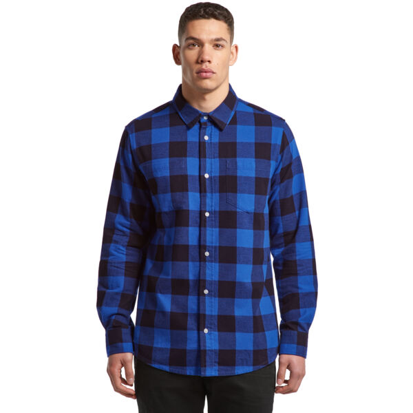 AS Colour Mens Check Shirt 5417 Mens Check Shirt Thumbnail