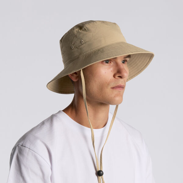 Nylon Wide Brim Bucket Hat Thumbnail