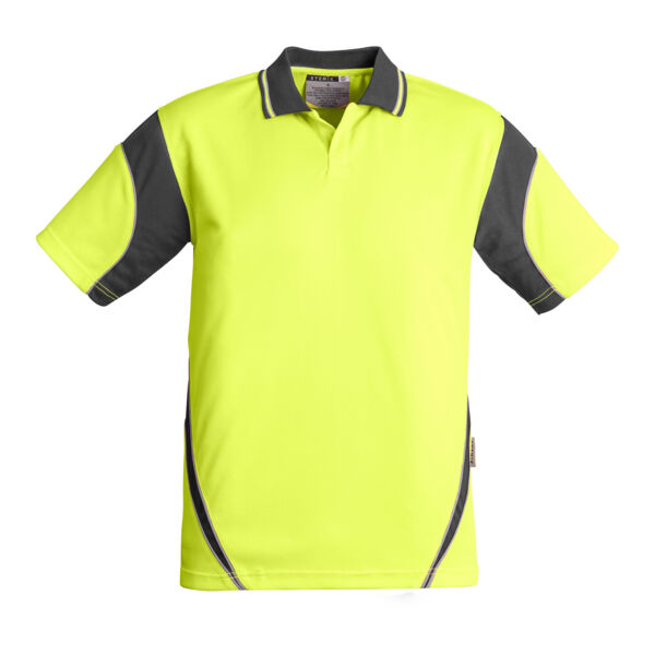 Biz Collection Mens Hi Vis Aztec Short Sleeve Polo ZH248 Mens Hi Vis Aztec Short Sleeve Polo Thumbnail