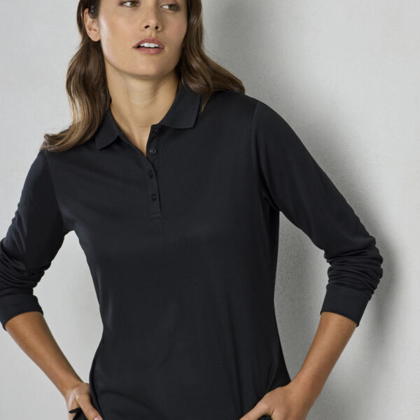 Womens Action Long Sleeve Polo Thumbnail