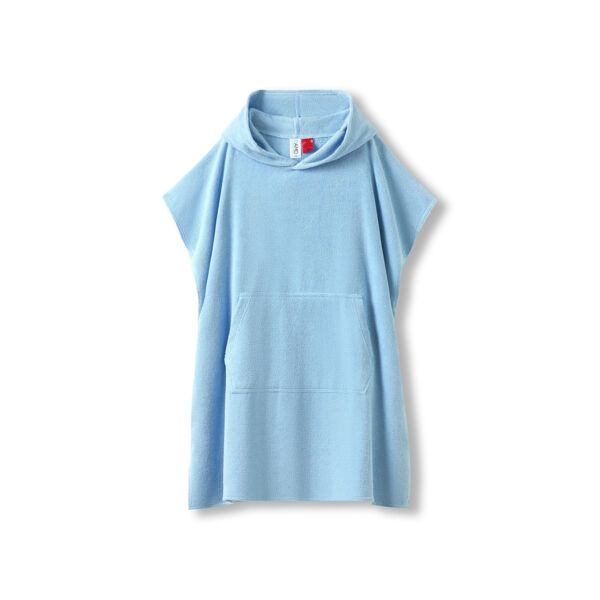 Kid's 380gsm Cotton hooded towel with kangaroo pocket Thumbnail