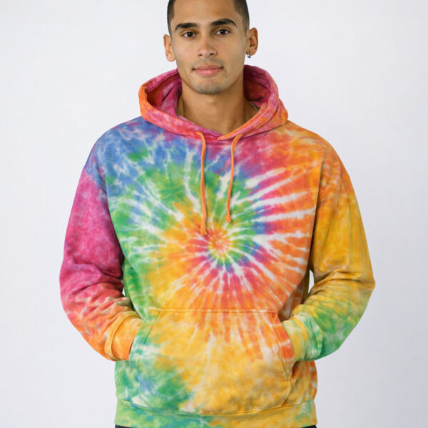 Colortone® Spider Wash Pullover Hoodie Thumbnail