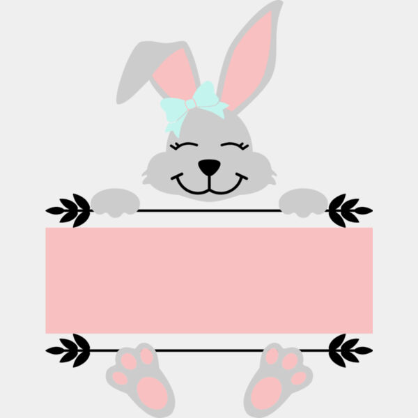 Add Custom Name Easter Bunny 2 Thumbnail